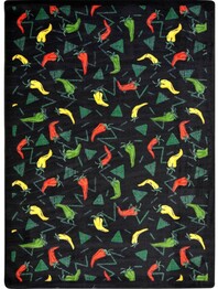 Joy Carpets Kaleidoscope Jalapeno Fiesta Garnet